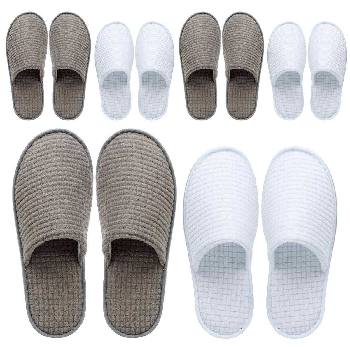 OSTADARRA spa slippers front view in packaging