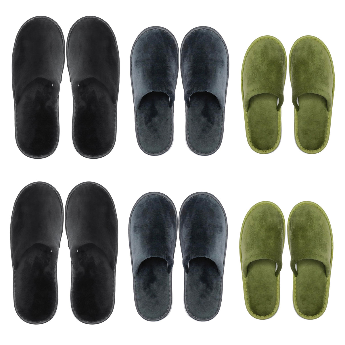 OSTADARRA spa slippers front view in packaging