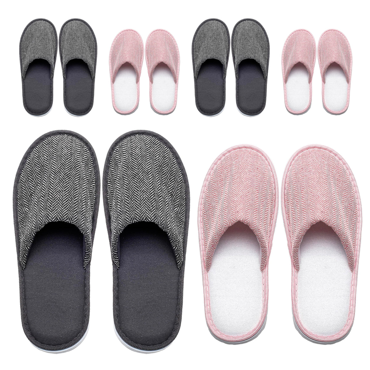 OSTADARRA Spa Slippers front view in packaging