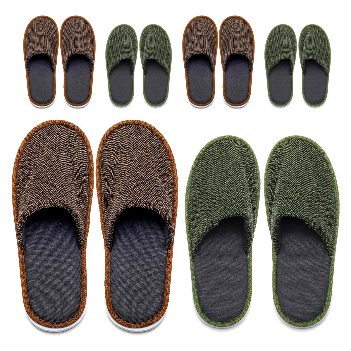 OSTADARRA Spa Slippers front view in white