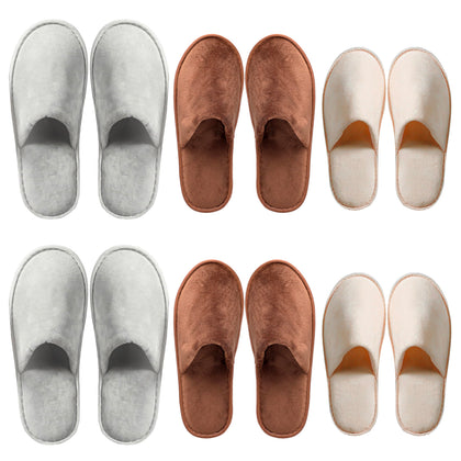OSTADARRA Spa Slippers front view in white