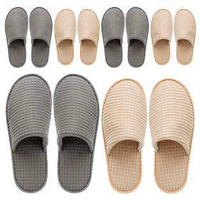 OSTADARRA Spa Slippers front view in white