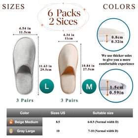 OSTADARRA Spa Slippers front view showing soft material
