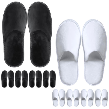 OSTADARRA spa slippers front view, soft velvet material