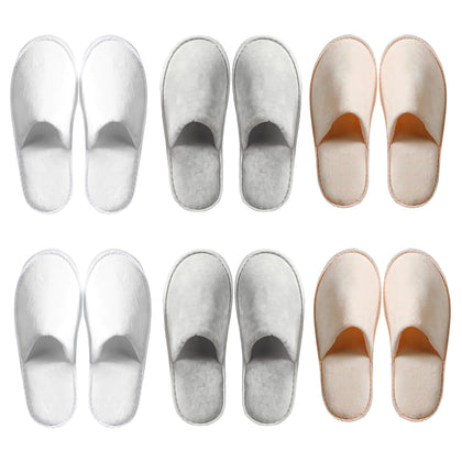 OSTADARRA spa slippers front view with soft crystal velvet