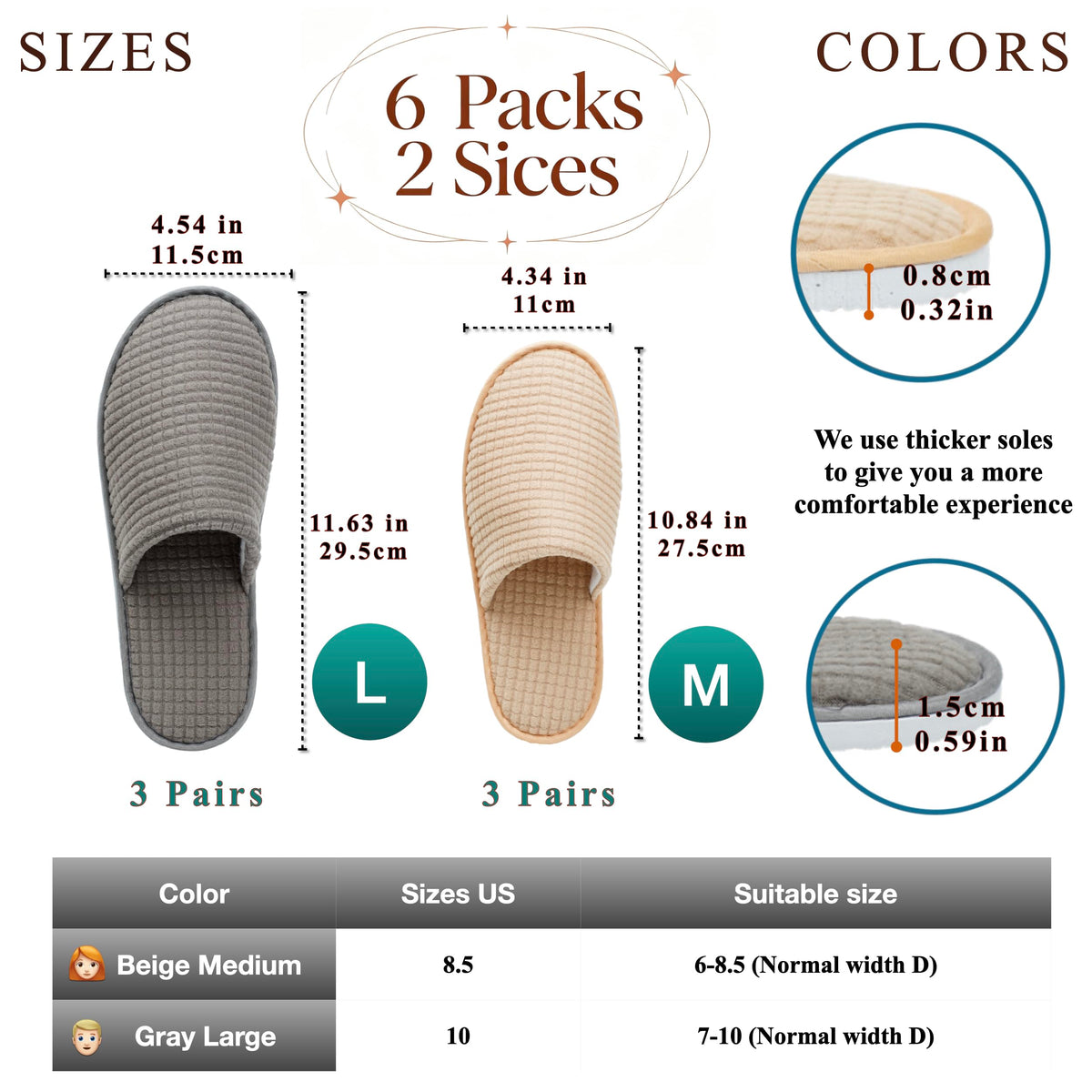 OSTADARRA Spa Slippers in packaging bag