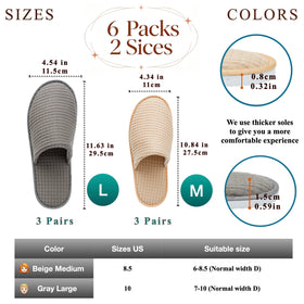 OSTADARRA Spa Slippers in packaging bag
