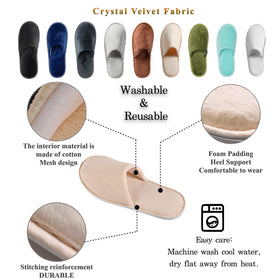 OSTADARRA spa slippers in packaging bag