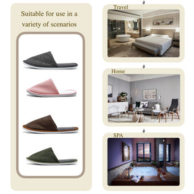 OSTADARRA Spa Slippers in two sizes side by side