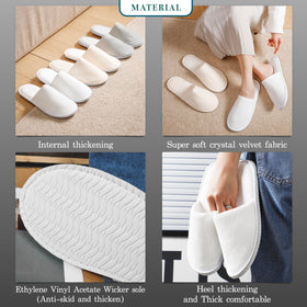 OSTADARRA spa slippers on a bathroom floor