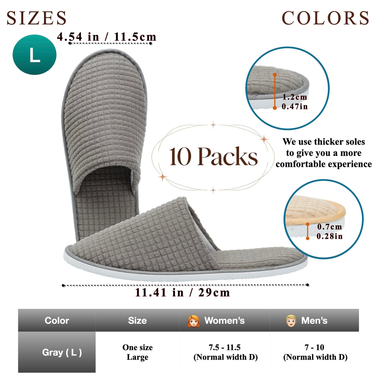 OSTADARRA spa slippers side view showing Polar Fleece material