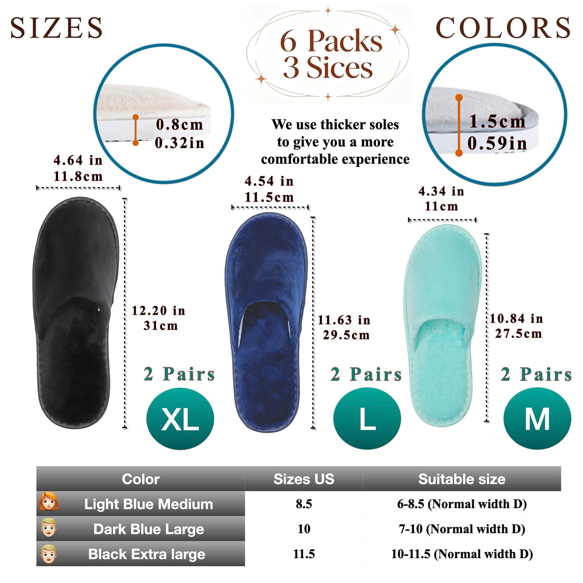 OSTADARRA Spa Slippers side view showing soft material