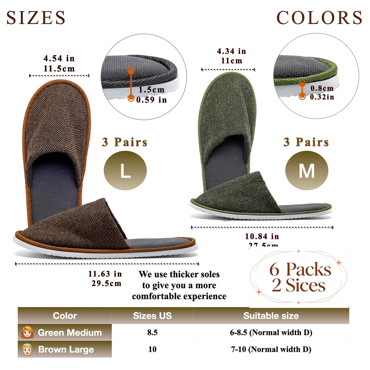 OSTADARRA Spa Slippers side view showing sole