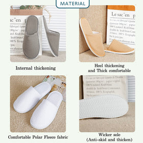 OSTADARRA Spa Slippers worn on feet