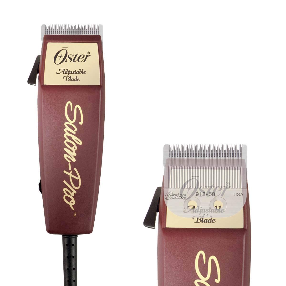 Oster Adjustable Clipper Blade Medium close-up of cutting edge