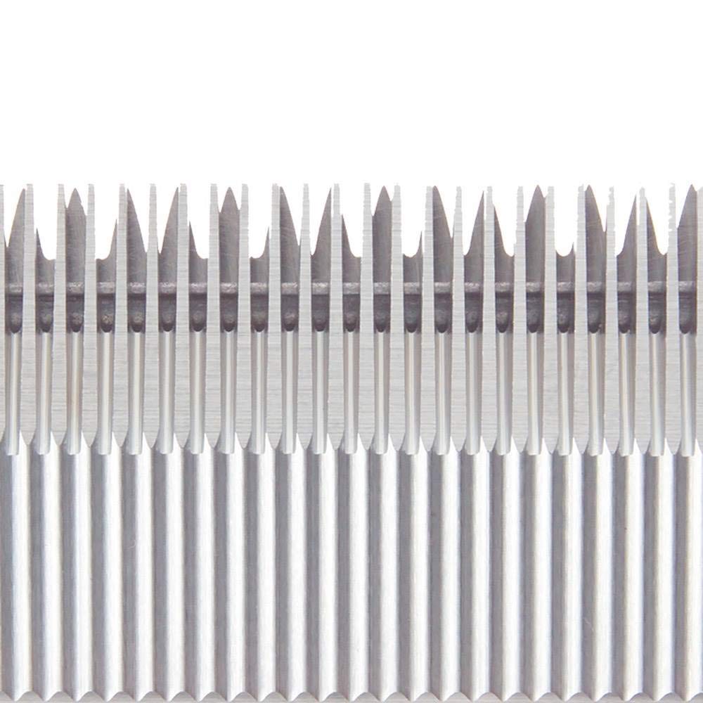 Oster Adjustable Clipper Blade Medium in use on hair