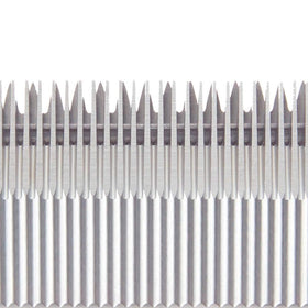 Oster Adjustable Clipper Blade Medium in use on hair