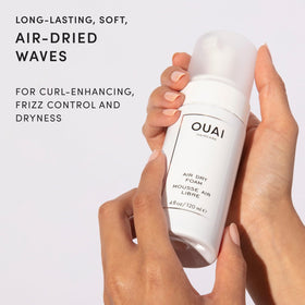 OUAI Air Dry Foam Hair Mousse 4 oz back view