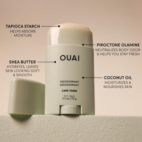 OUAI Aluminum Free Deodorant Cape Town 2.5 oz application