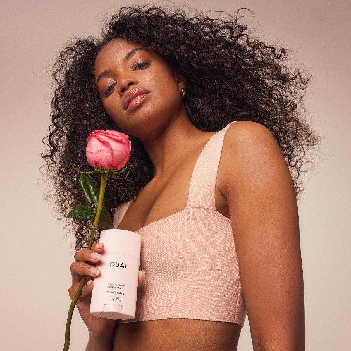 OUAI Aluminum Free Deodorant Melrose Place lifestyle shot