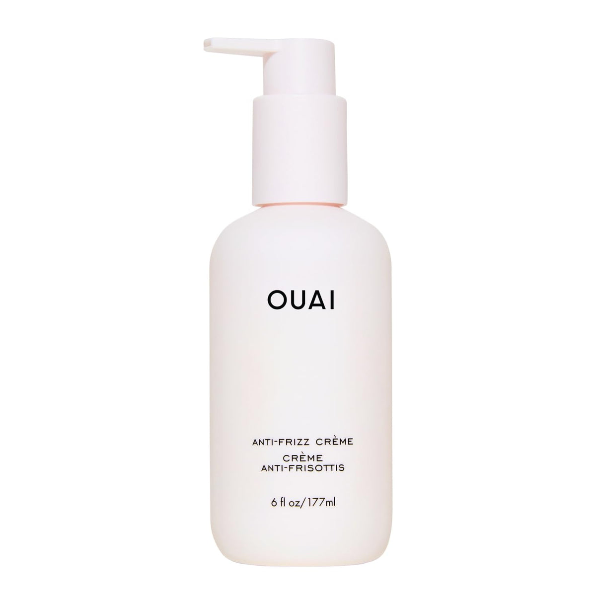 OUAI Anti Frizz Cream 6 oz front view with packaging