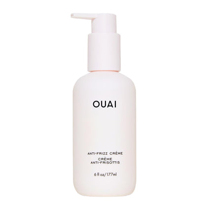 OUAI Anti Frizz Cream 6 oz front view with packaging