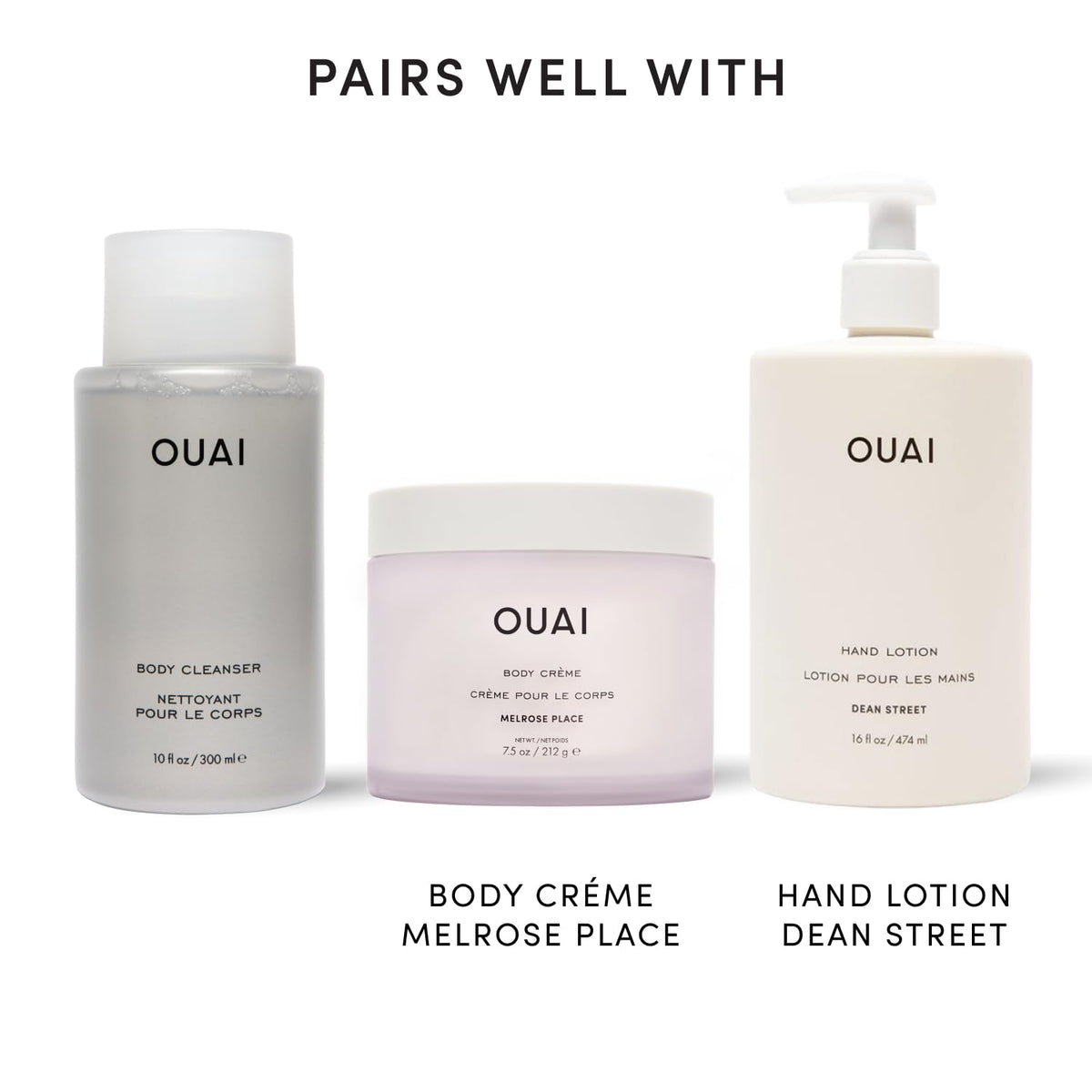 OUAI Body Cleanser 10 Fl Oz with citrus fruits