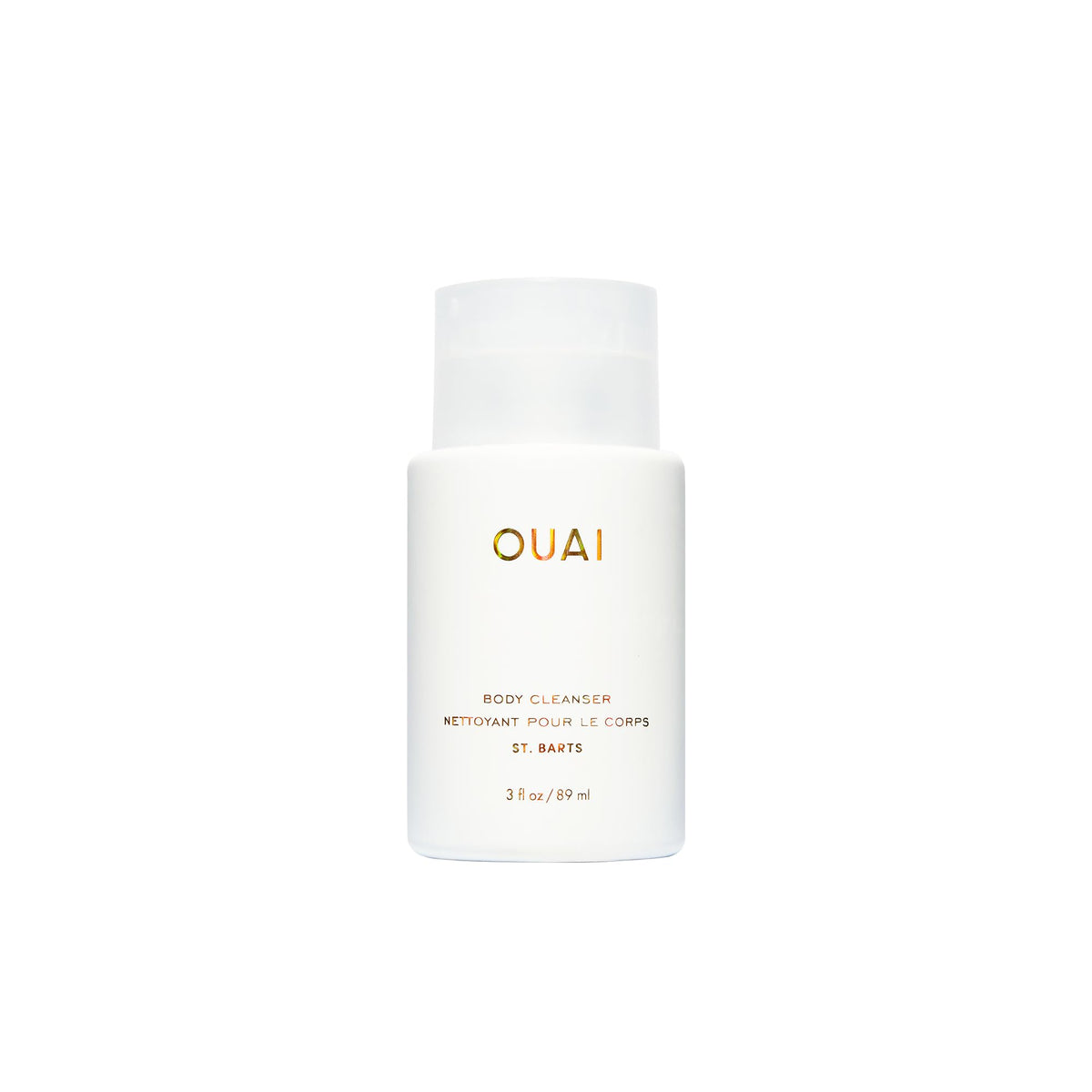 OUAI Body Cleanser travel size 3 Fl Oz in St. Barts scent front view