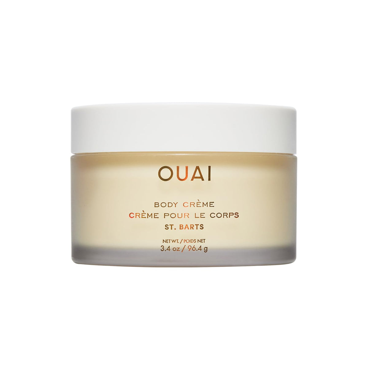 OUAI Body Crème St. Barts travel size 3.4 oz front view