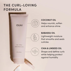 OUAI Curl Defining Cream with coconut and babassu oils