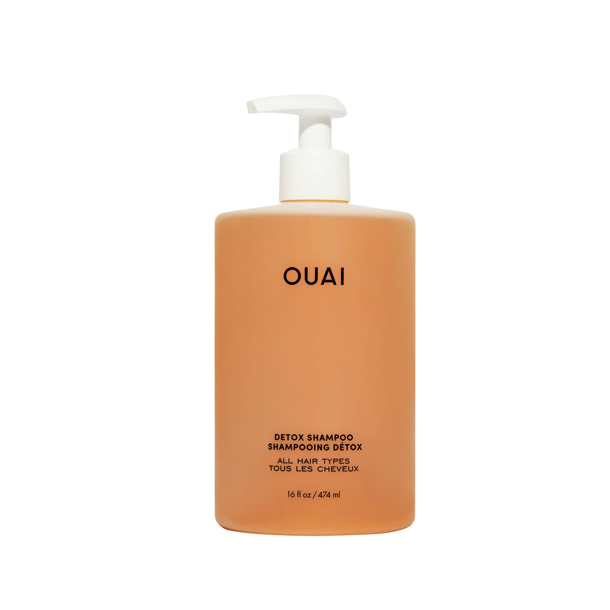 OUAI Detox Shampoo 16 oz front view