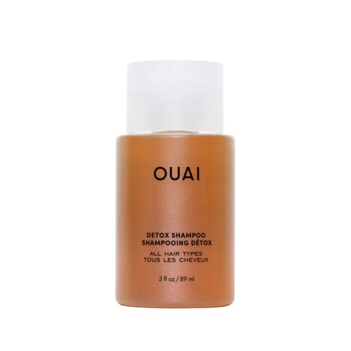 OUAI Detox Shampoo Travel Size 3 oz front view