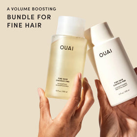 OUAI Fine Hair Conditioner 3 Oz travel size bottle front view