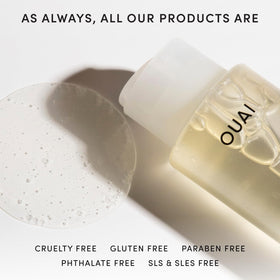 OUAI Fine Hair Shampoo 32oz with fresh ingredients