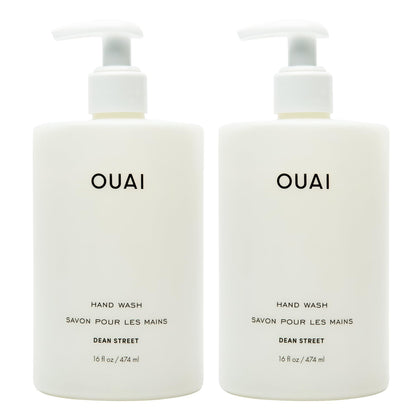 OUAI Hand Wash Dean Street 2 Pack front view with pump applicator