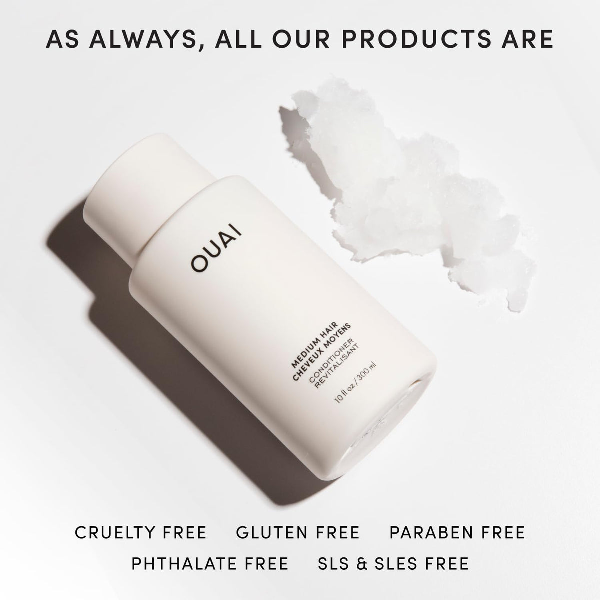 OUAI Medium Conditioner Refill 32 Oz packaging