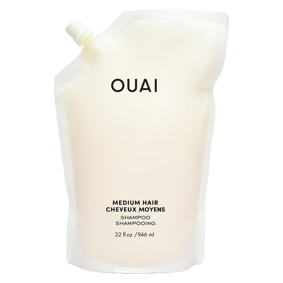 OUAI Medium Hair Shampoo Refill 32 Oz front view