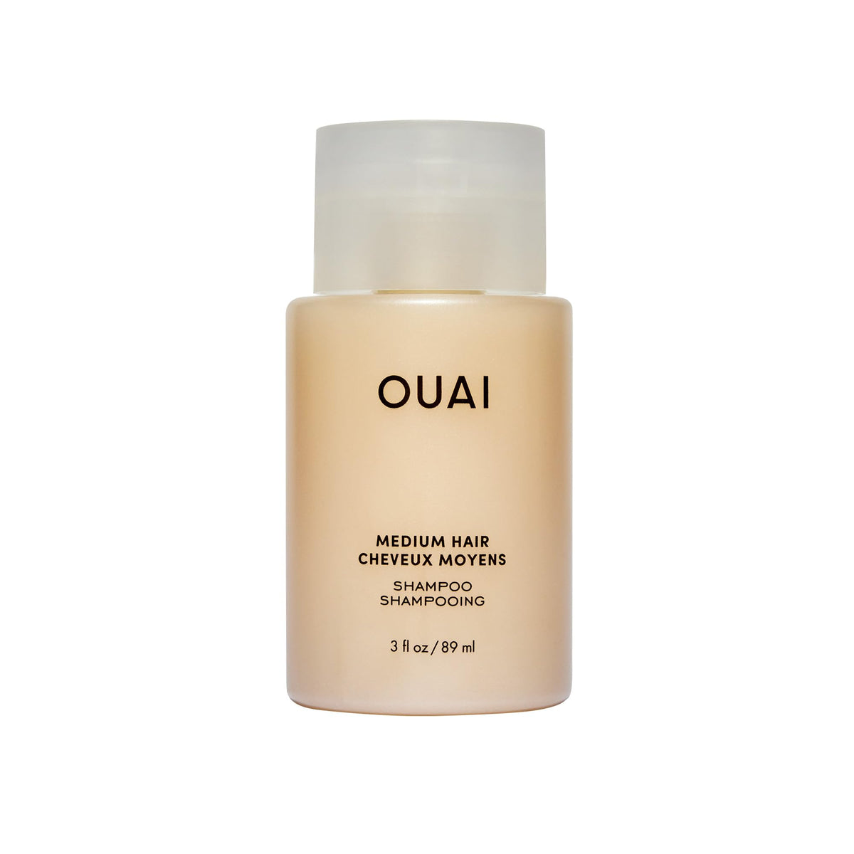 OUAI Medium Hair Shampoo travel size 32 Oz front view