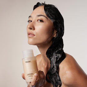 OUAI Medium Hair Shampoo with Mercer Street scent notes