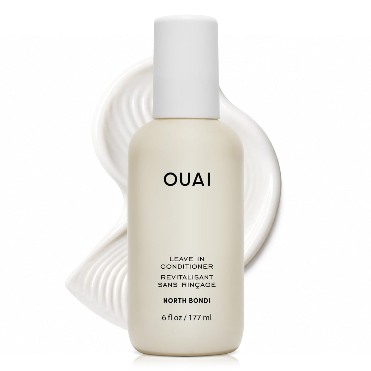 OUAI Multitasking Leave In Conditioner front view with North Bondi scent