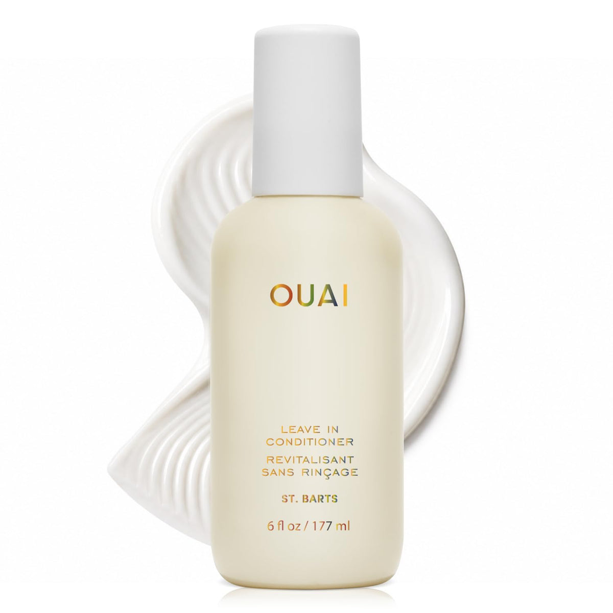 OUAI Multitasking Leave In Conditioner full size bottle front view