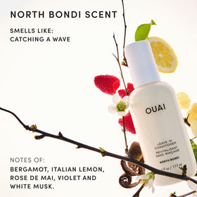OUAI Multitasking Leave In Conditioner North Bondi Scent application demonstration
