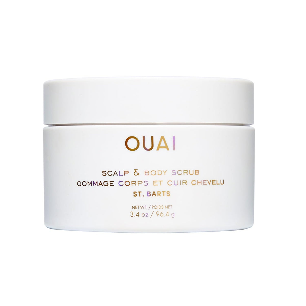 OUAI Scalp & Body Scrub 3.4 oz St. Barts front view