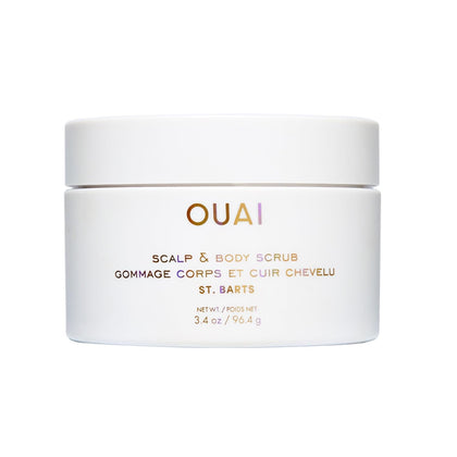 OUAI Scalp & Body Scrub 3.4 oz St. Barts front view