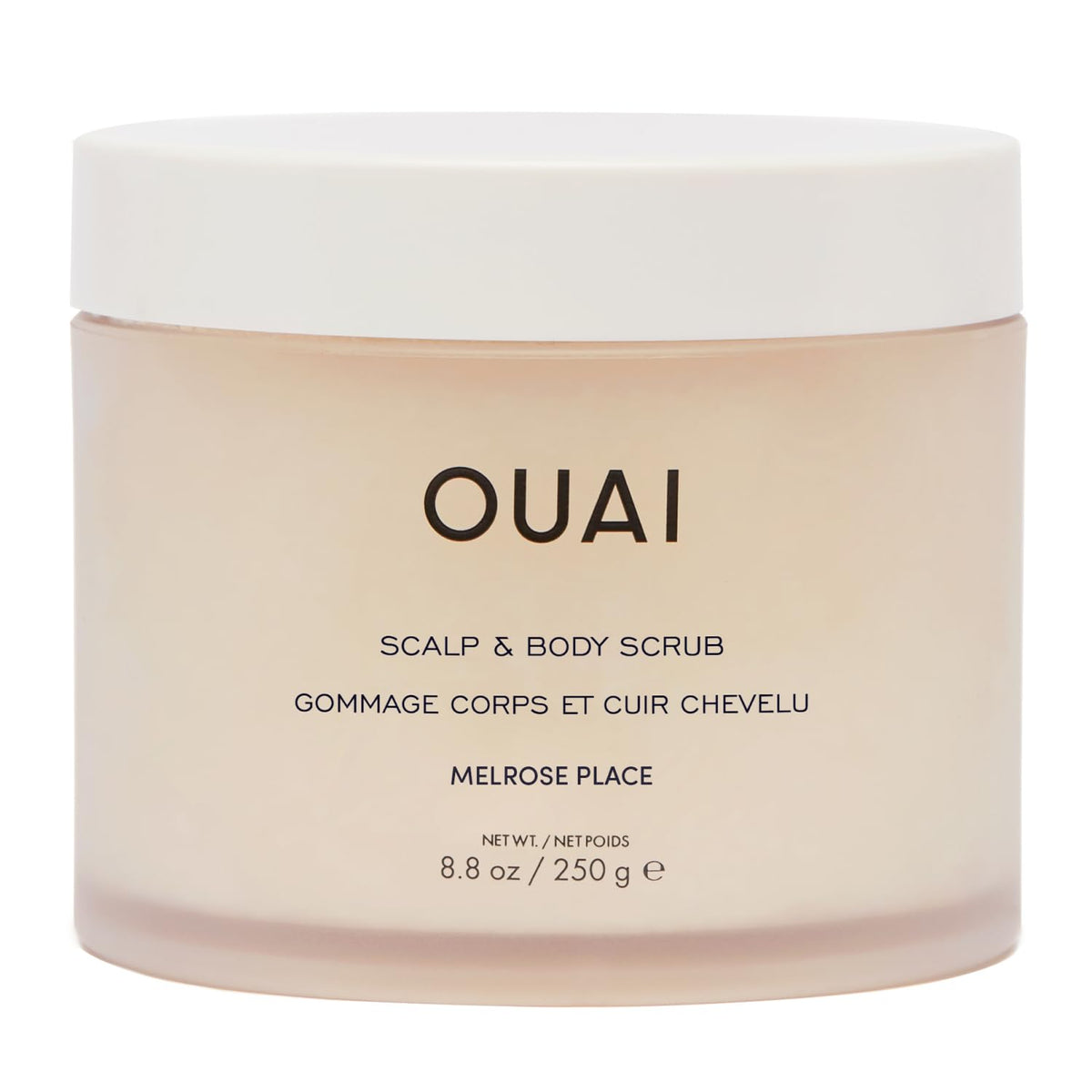OUAI Scalp & Body Scrub Melrose Place 8.8 Oz front view