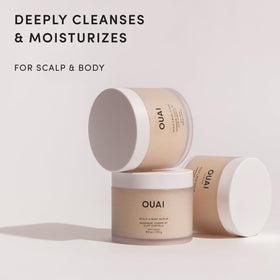 OUAI Scalp & Body Scrub Melrose Place 8.8 Oz packaging