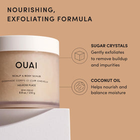 OUAI Scalp & Body Scrub Melrose Place with coconut oil