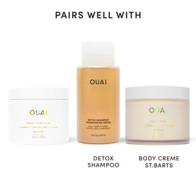 OUAI Scalp & Body Scrub, St. Barts with coconut oil