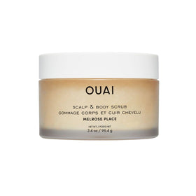 OUAI Scalp & Body Scrub Travel Size front view with packaging