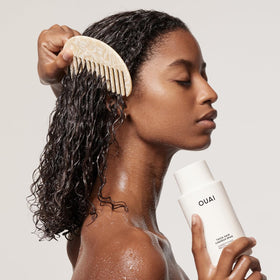 OUAI Thick Hair Conditioner 3 Oz side view